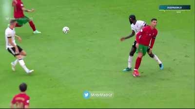 Ronaldo skill against Rudiger