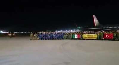 Search and rescue team from Mexico set out for Turkey.