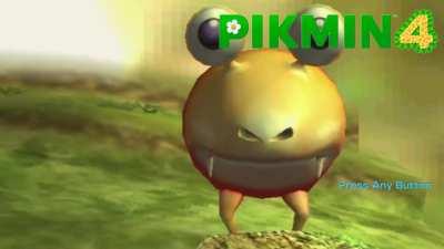 Pikmin 4 Title Screen if it was good