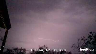 Some of last nights lightning - slow motion lightning is pretty spectacular!