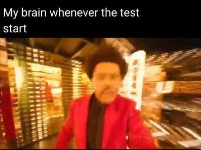 But I remembered before test