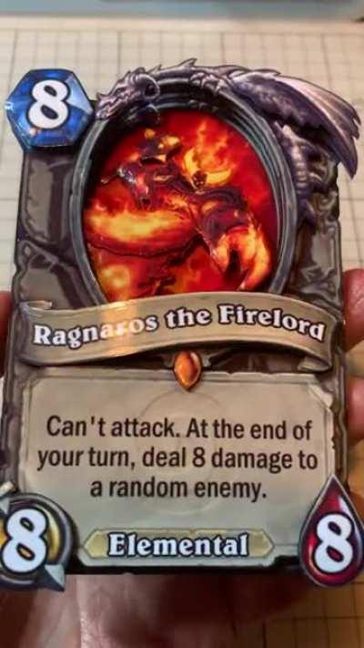 Shadowbox of Ragnaros Firelord / Simple version