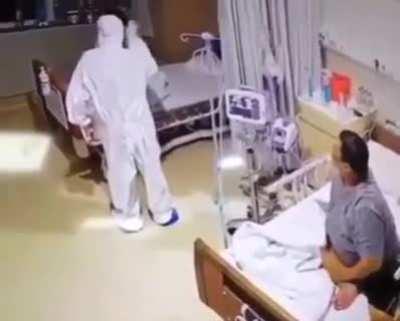 Patient thought she seen a ghost