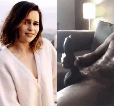 Emilia Clarke likes what she sees