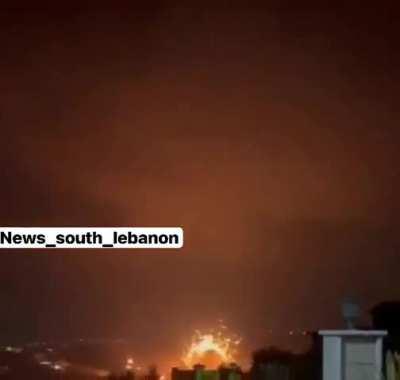 Weapon depot hit by air strikes in south Lebanon