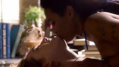 Freema Agyeman and Jamie Clayton’s lesbian sex scene in Sense8