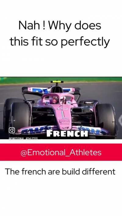 The French are built different