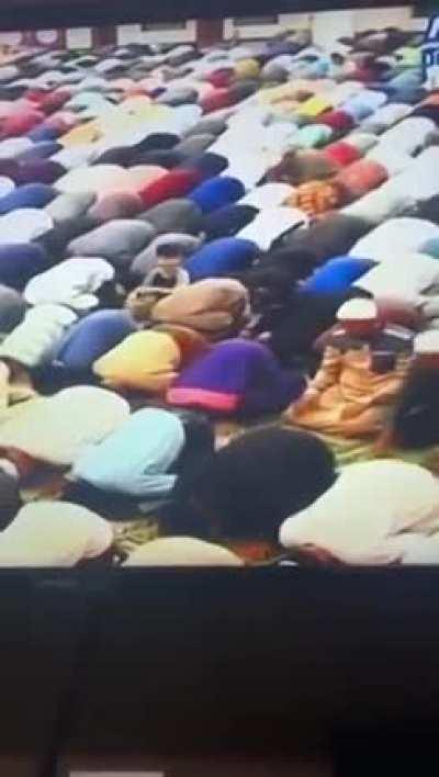 Meanwhile in Brunei's Friday prayer