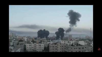 Israeli Airstrikes in Gaza 12.05.2021