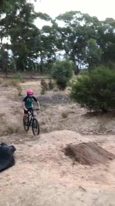 HMJB while I do an epic jump on my bike