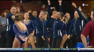 Katelyn Ohashi in her prime showing her best asset!