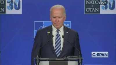 Biden's brain breaks when asked about Putin and if he still believes he is a 