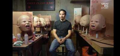 Man who makes ultra realistic masks