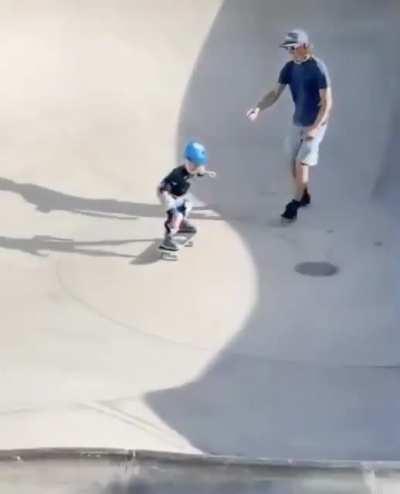 A 4 year old skater