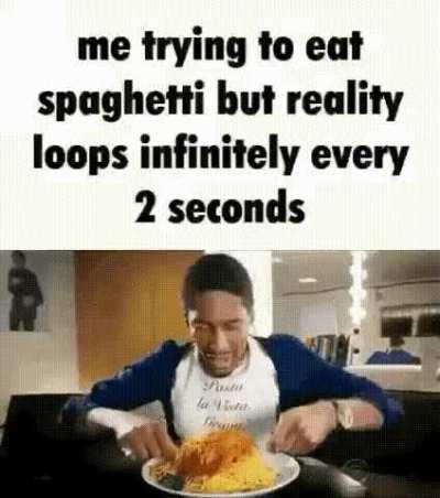 Help I can’t eat my spaghetti