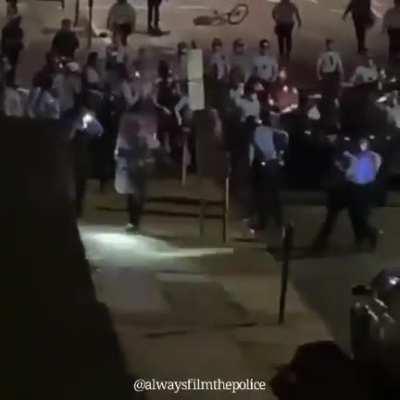 Philadelphia police smash the windows of a passing vehicle that was trying to turn around, then drag the parents out and beat them on the ground in front of their terrified children