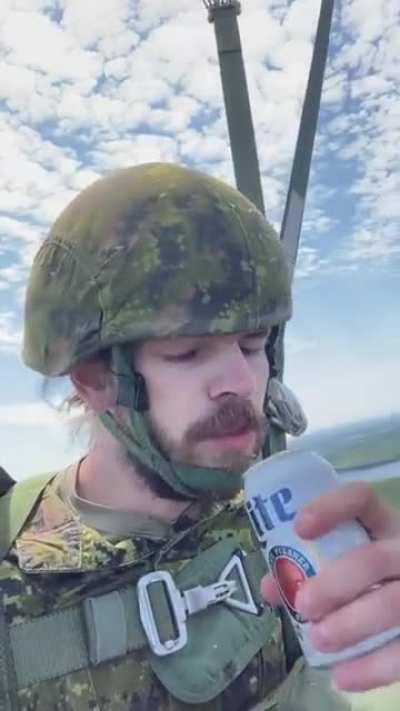 Canadian Army investigating after soldier parachutes over Petawawa [army base] while drinking beer