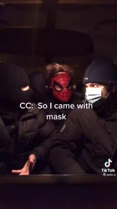 “Bring a mask” has many different meanings nowadays