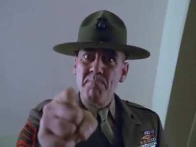 Former real life drill instructor R Lee Ermey improvised most of his lines on Full Metal Jacket (1987). He walked in without a script and off the top of his head sound off the most creative insults ever derived and gave an in depth acting performance. One