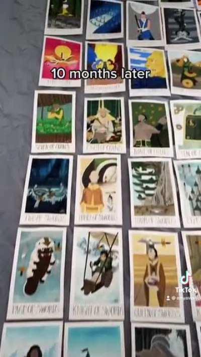 My ATLA tarot card journey