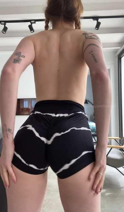 my ass bounces more after working out