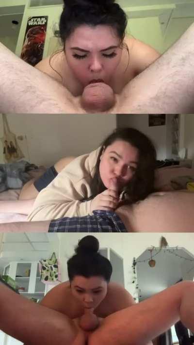 Blowjob Cum Cum In Mouth Real