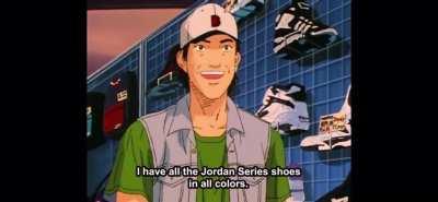 A life lesson from one of the most legendary animes. Wear your sneakers!