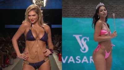 Kate Upton vs Mikaela Lafuente