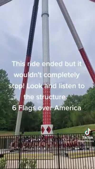 Malfunction on [Harley Quinn] [Six Flags America] Thought this sub would be interested.