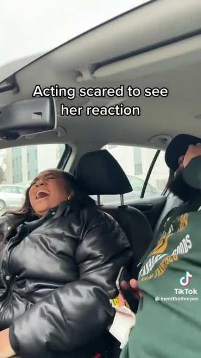 Her scream and His laugh