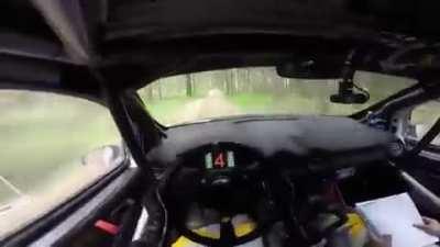 A rally driver POV.