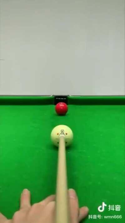 Aim and technique for Billiards.