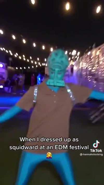 Squidward costume