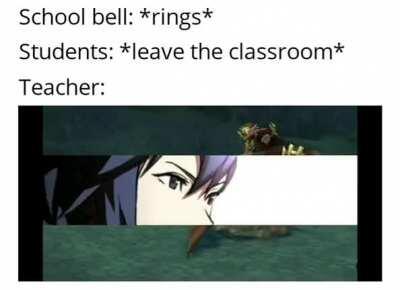 No teacher please don't Aether me please teacher