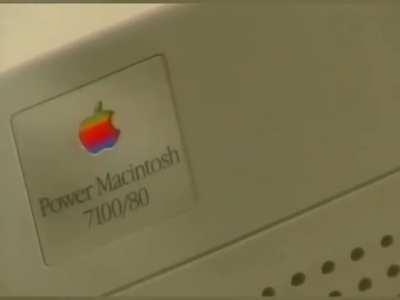 1996 Apple Macintosh 7100/80 Computer Indian Commerical