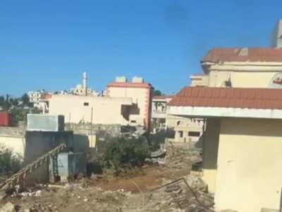 The Israeli army started to detonate empty houses in south Lebanon.