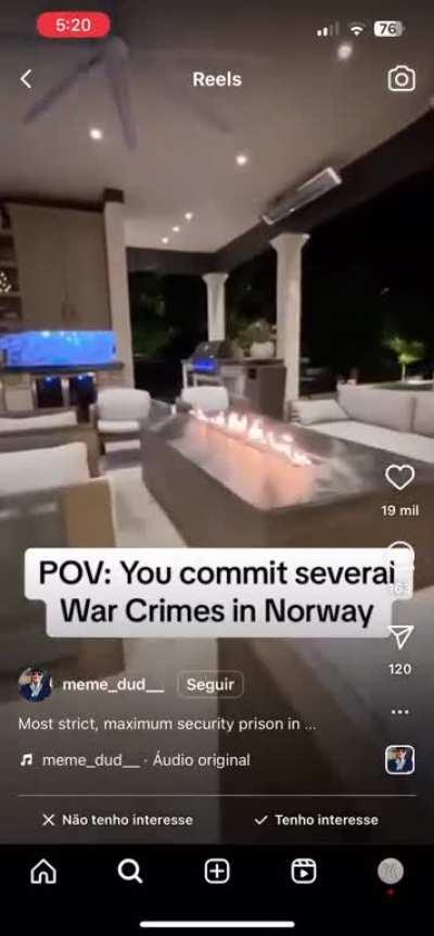 Why Norway specifically? I thought most war criminals get away with their crimes and live luxurious lives.