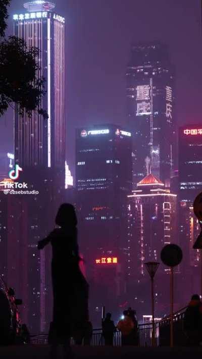 Chongqing, China 2023. We are living in the future, just don’t realize it. Not my video OC credited in watermark