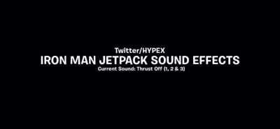 New iron man jet pack sounds VIA @hypex