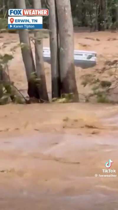 Coffin swept away by floods in TN 