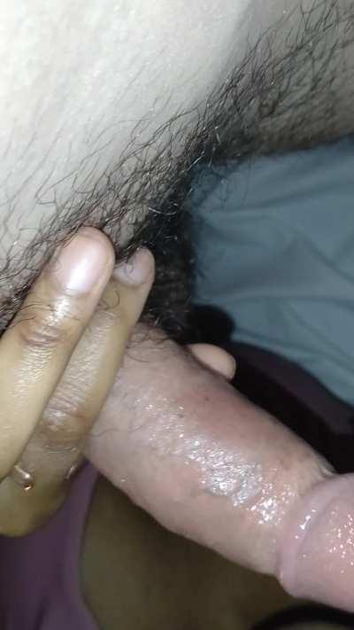 I love cleaning his cock after anal