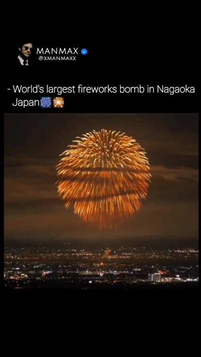 Worlds largest fireworks