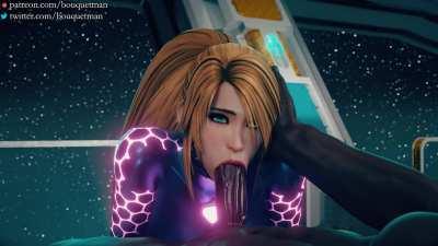 Samus sucking dick (bouquetman)