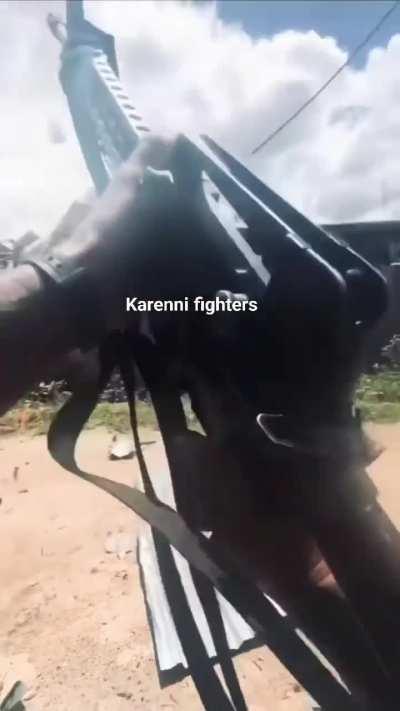 Combat footage uploaded by Karenni Fighters 