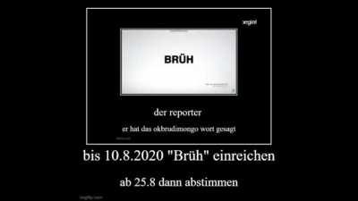 Brüh zum Jugendwort des Jahres 2020, Brüheim zur Hauptstadt 2025