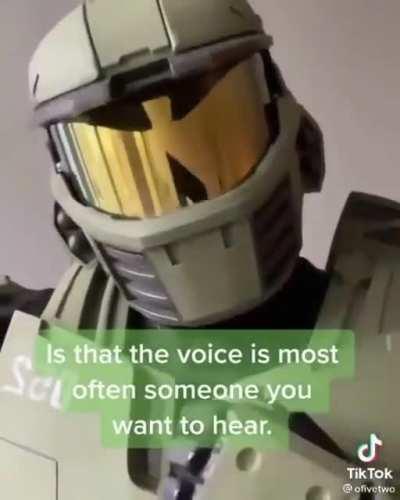 Master Chief's message to everyone