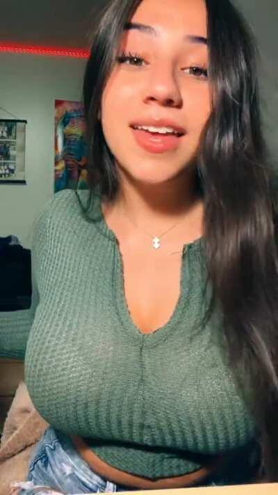 She's busty and she got a pretty face