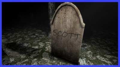 Scott dies from kidney failure