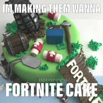 Fortnite cake 😳😳😳😳