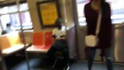 Lady Has A #MELTDOWN And #Assaults An Entire Train Of People 🚔⚠️⚠️